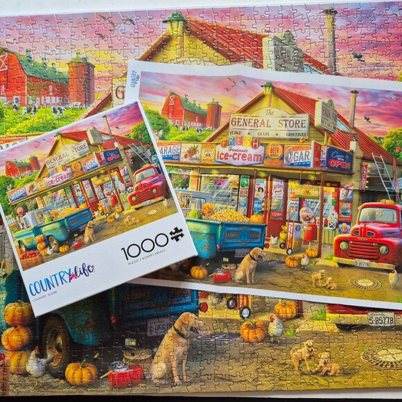 1000 Piece "Country Store" Jigsaw Puzzle - Picture 4 of 4